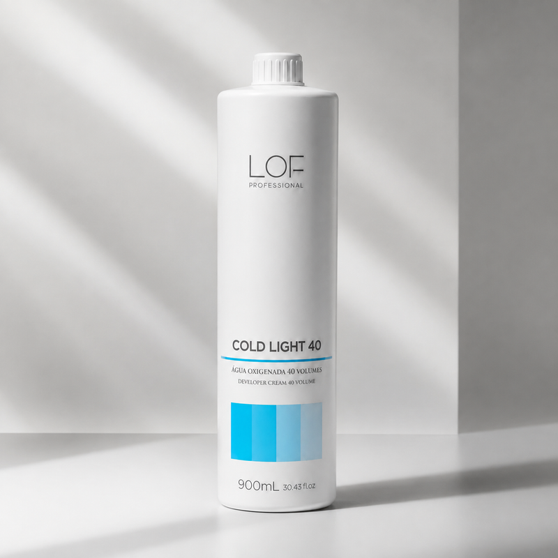 Água Oxigenada Cold Light 40 Volumes 900 ml LOF Professional