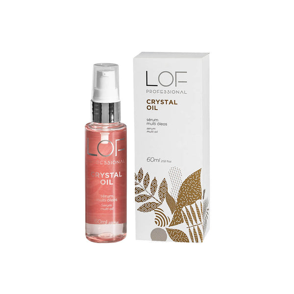 Crystal Oil LOF Professional 60ml - sinergia de 5 óleos nobres para todos os tipos de cabelo