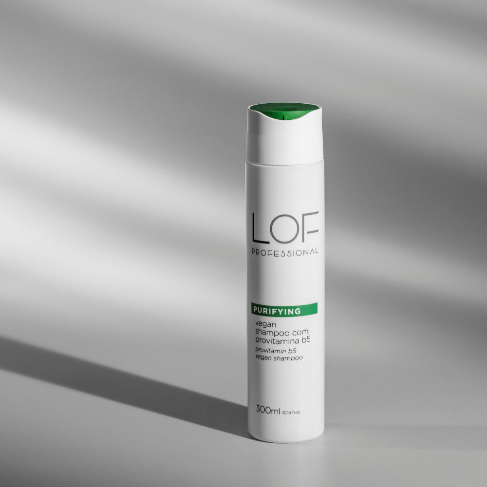 Condicionador Purifying Vegan 250ml LOF Professional - fórmula 100% vegana para cabelos macios e hidratados