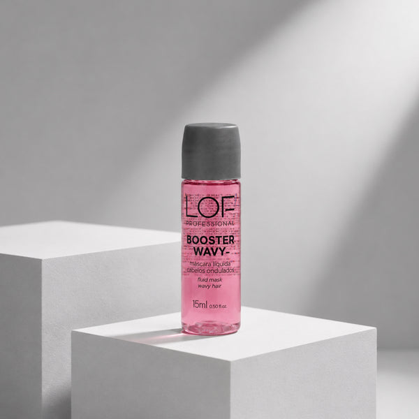 Máscara Líquida Booster Wavy 15ml LOF Professional - ampola emoliente para cachos e ondas