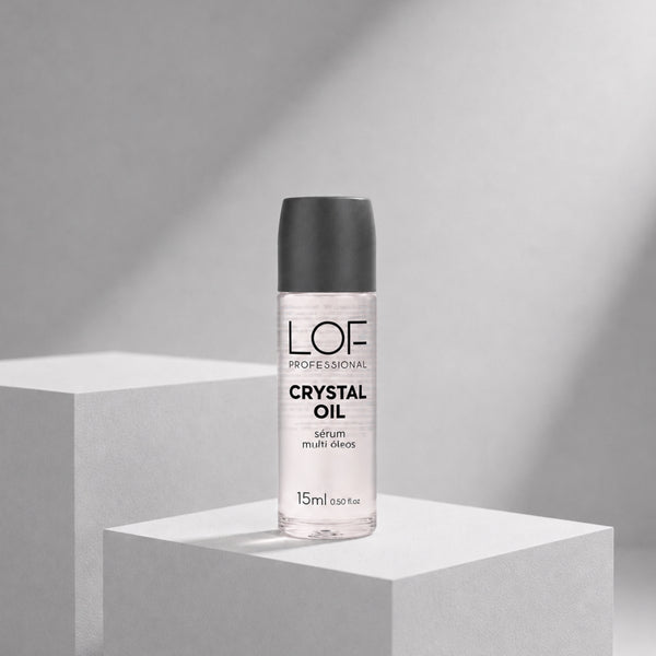 Sérum Crystal Oil 15ml LOF Professional - ampola multióleos que sela as pontas ressecadas