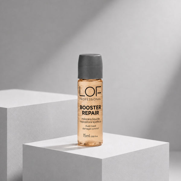 Máscara Líquida Booster Repair 15ml LOF Professional - ampola repositora lipídica com Ômega Plus®