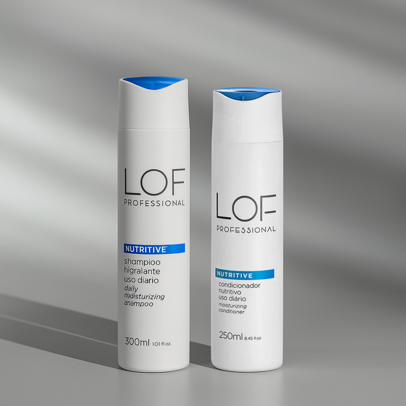 Kit Nutritive LOF Professional - shampoo e condicionador para o cuidado diário de cabelos normais