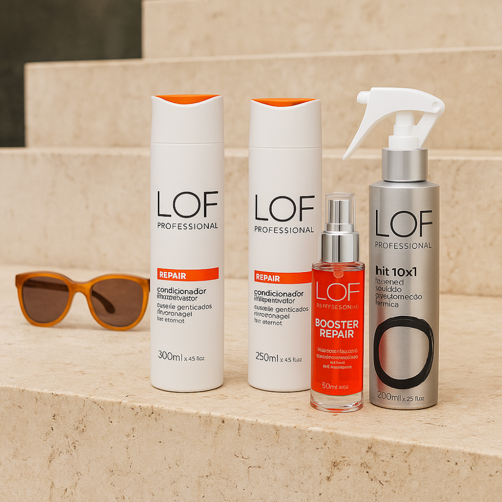 Kit Reparação Definitiva Repair (shampoo, condicionador, booster e Hit 10x1)