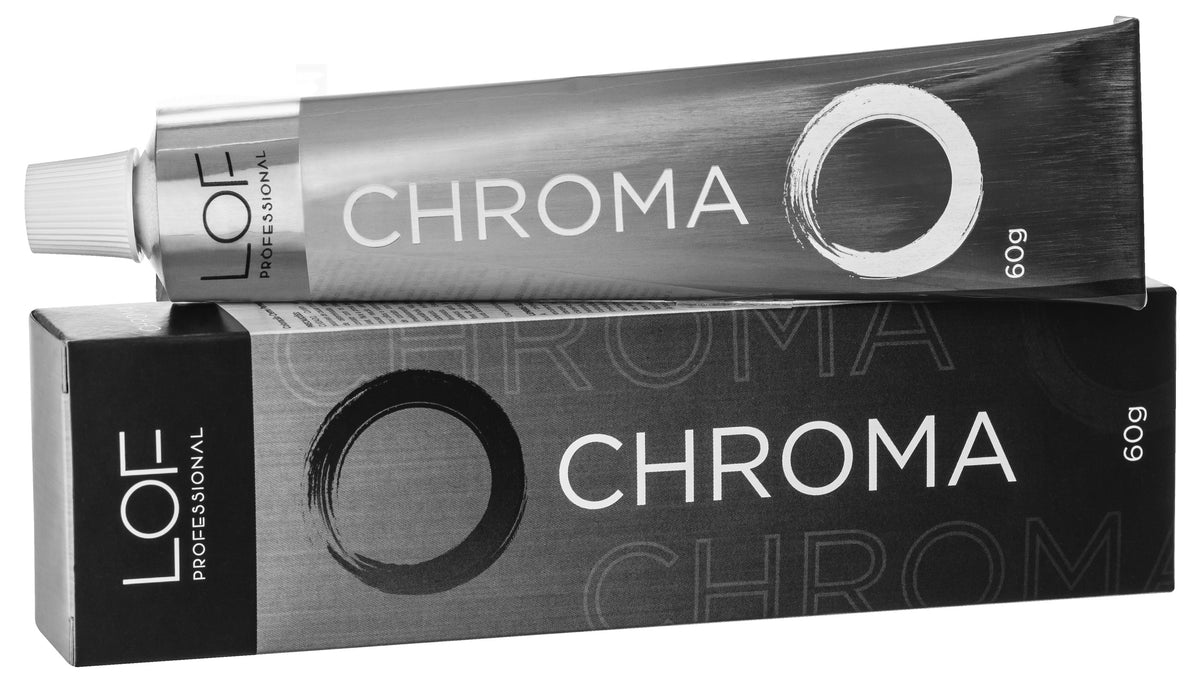 Tubo de 60 g e cartucho da Coloração Chroma