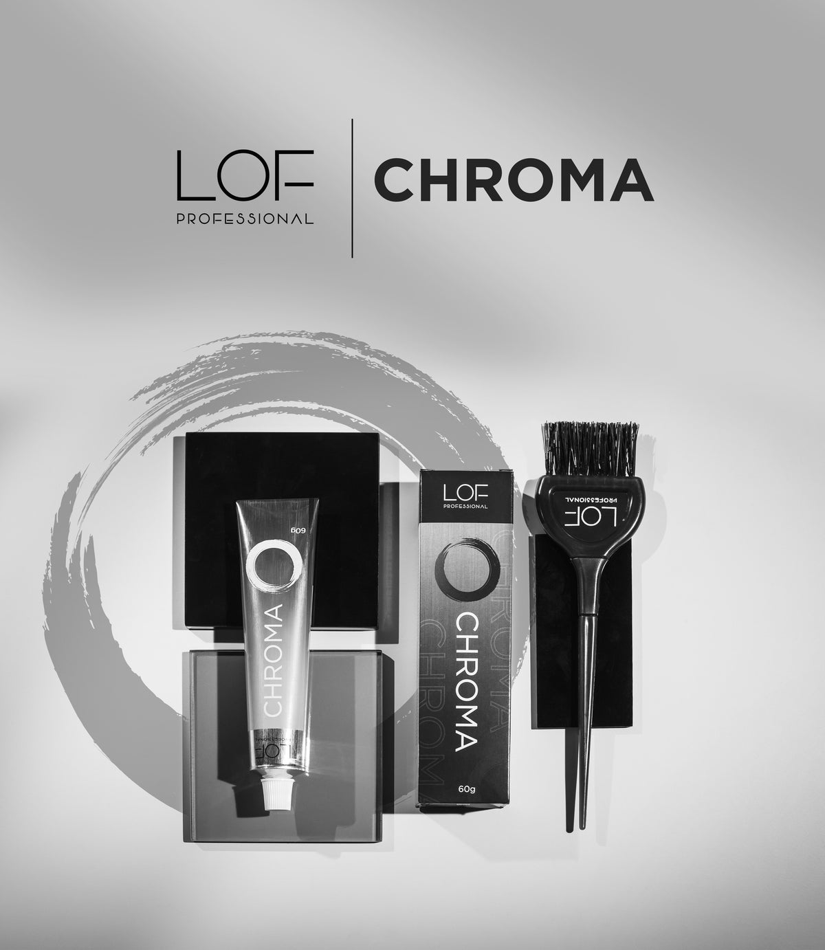 Coloração Chroma com pincel de aplicação LOF