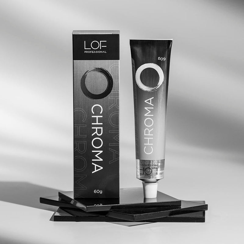 Coloração Chroma Cobres LOF Professional: tubo de 60 g e cartucho